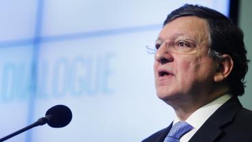 EU-kommissionens ordförande José Manuel Barroso indikerar en kursändring för nedskärningspolitiken. Arkivbild.