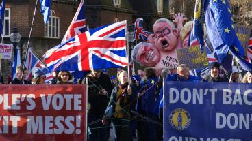 Orolig omvärld. Hur brexit kommer att sluta är ännu oklart.