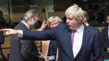 Premiärminister Boris Johnson vill undvika att parlamenet stoppar hans brexitplaner genom att stänga ned det. Arkivbild.