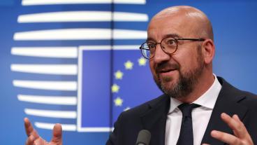 EU:s rådsordförande Charles Michel anser att måndagens överenskommelse om oljesanktioner mot Ryssland visar på EU:s enighet. 