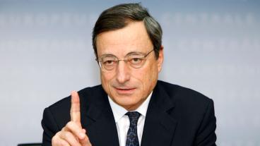 ECB:s chef Mario Draghi.