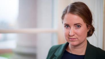 Europaparlamentariker Emma Wiesner (C), parlamentets rapportör i proteinfrågan.