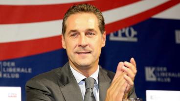 Högerextrema FPÖ med partiledaren Heinz-Christian Strache gick starkt framåt.