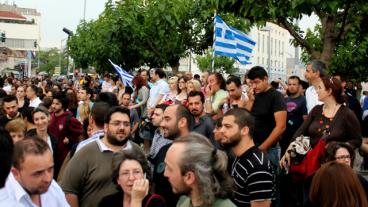 Arkivbild: Grekiska regeringen föreslår stora nedskärningar och idag genomförs nya protester.