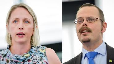 EU-parlamentarikerna Jytte Guteland (S) och Max Andersson (MP) är kritiska till artiklarna 11 och 13.