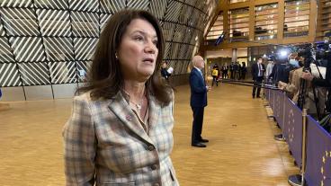 Utrikesminister Ann Linde. Arkivbild.
