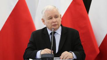 Nationalkonservativa Lag och rättvisas ledare Jarosław Kaczyński. Arkivbild.