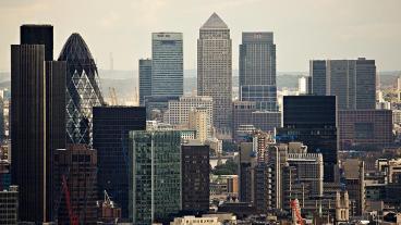 Londons finansdistrikt City där Liborräntan sätts.