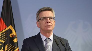 Tysklands inrikesminister Thomas de Maizière.