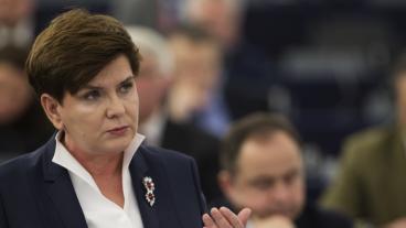 Polens premiärminister Beata Szydło. Arkivbild.