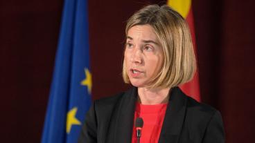 Federica Mogherini, EU:s höga representant för utrikes- och säkerhetsfrågor och vice ordförande för EU-kommissionen. Arkivbild