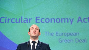 EU:s miljökommissionär Virginijus Sinkevičius.