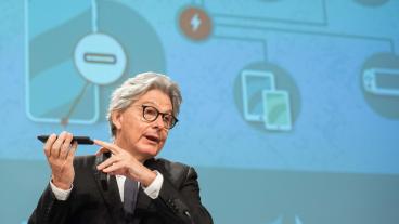 EU:s inre marknadskommissionär Thierry Breton, en fransk liberal.