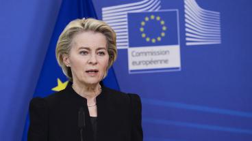 EU-kommissionens ordförande Ursula von der Leyen. Arkivbild.