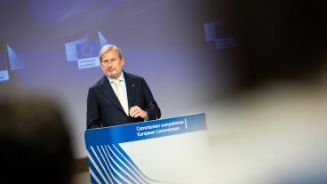 EU:s budgetkommissionär Johannes Hahn, en österrikisk kristdemokrat.