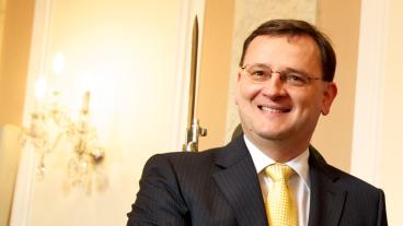 Den tjeckiske premiärministern Petr Nečas beslut att utlysa en folkomröstning splittrar landets regering. Arkivbild.