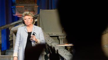 EU:s justitiekommissionär Viviane Reding vill öka utbytet av underrättelseinformationen mellan medlemsländerna. Arkivbild.