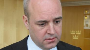 Statsminister Fredrik Reinfeldt (M) tycker att Finlands utrikesminister med flera ska vara försiktiga med orden. Arkivbild.