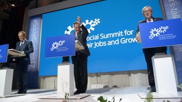 Sociala pelaren som EU:s ledare enades om på Göteborgstoppmötet hotar den svenska modellen enligt en ny rapport från Ratio.