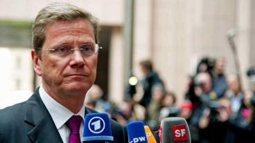Tysklands utrikesminister Guido Westerwelle är kritisk till den militära insatsen mot Khadaffis styrkor i Libyen.